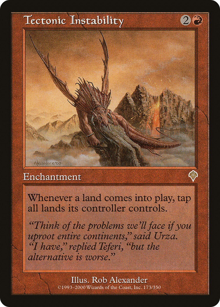 Tectonic Instability [Invasion] Foil