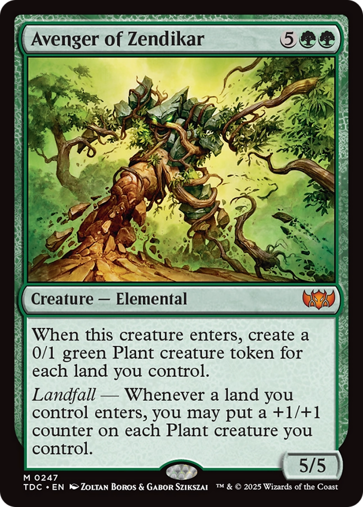 Avenger of Zendikar (247) [Commander: Tarkir: Dragonstorm]