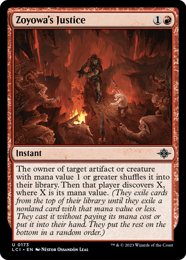 Zoyowa's Justice [The Lost Caverns of Ixalan] Foil