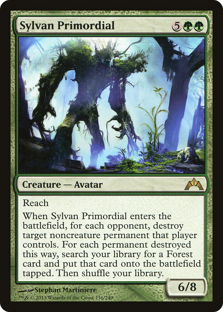 Sylvan Primordial [Gatecrash] Foil