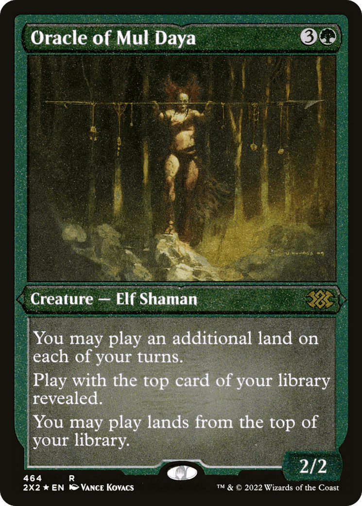 Oracle of Mul Daya (Foil Etched) |  Foil (464) [Double Masters 2022]