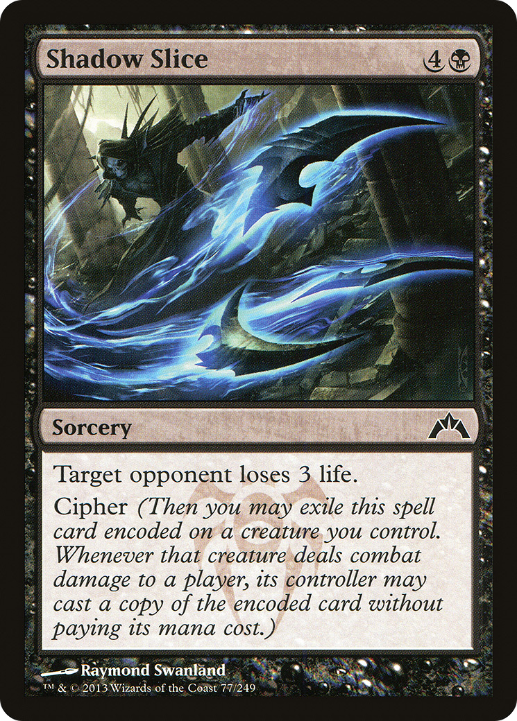 Shadow Slice [Gatecrash] Foil
