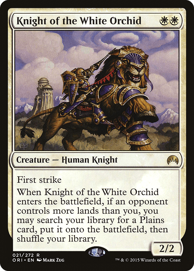 Knight of the White Orchid [Magic Origins] Foil