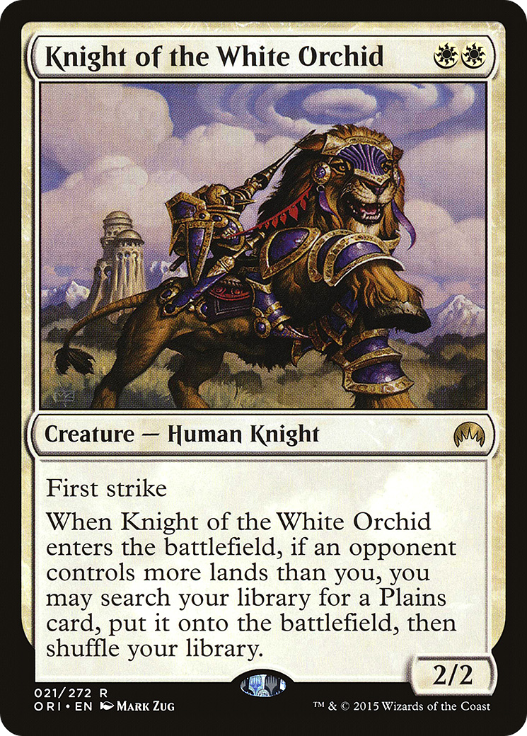 Knight of the White Orchid [Magic Origins] Foil