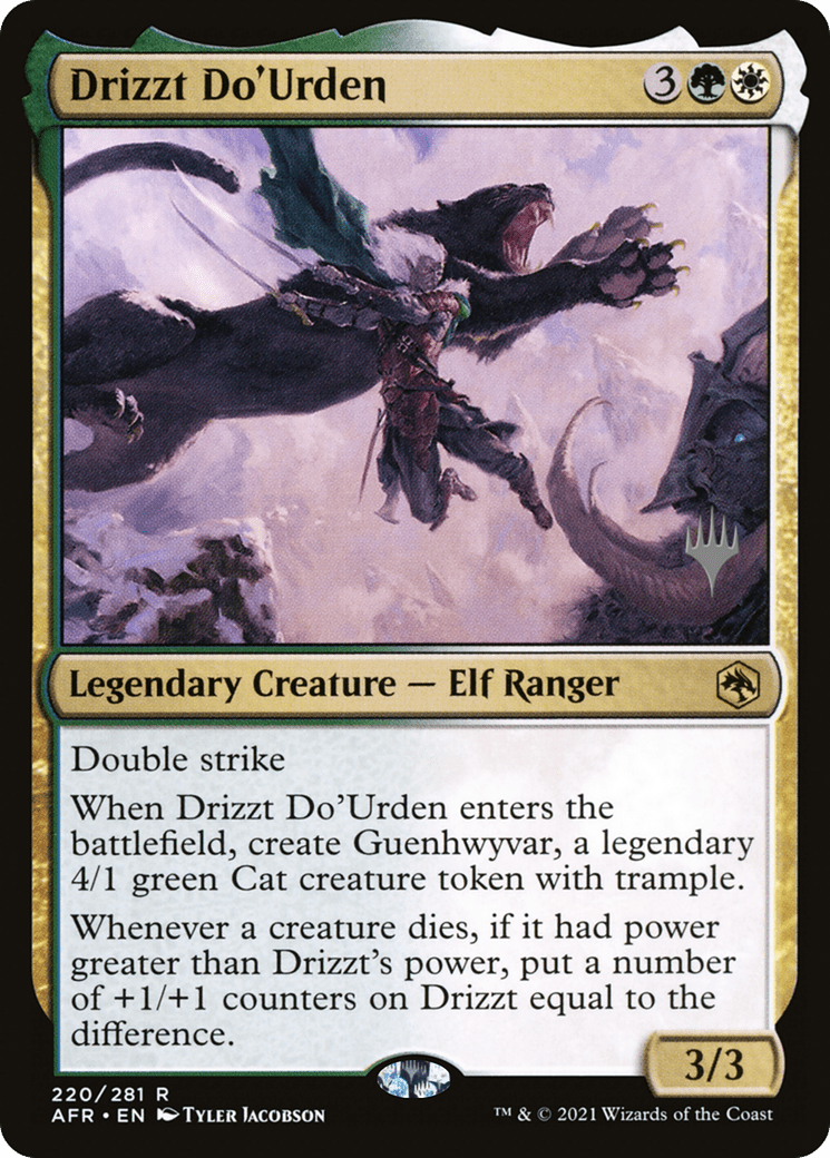 Drizzt Do'Urden (Promo Pack) [Dungeons & Dragons: Adventures in the Forgotten Realms Promos] Foil