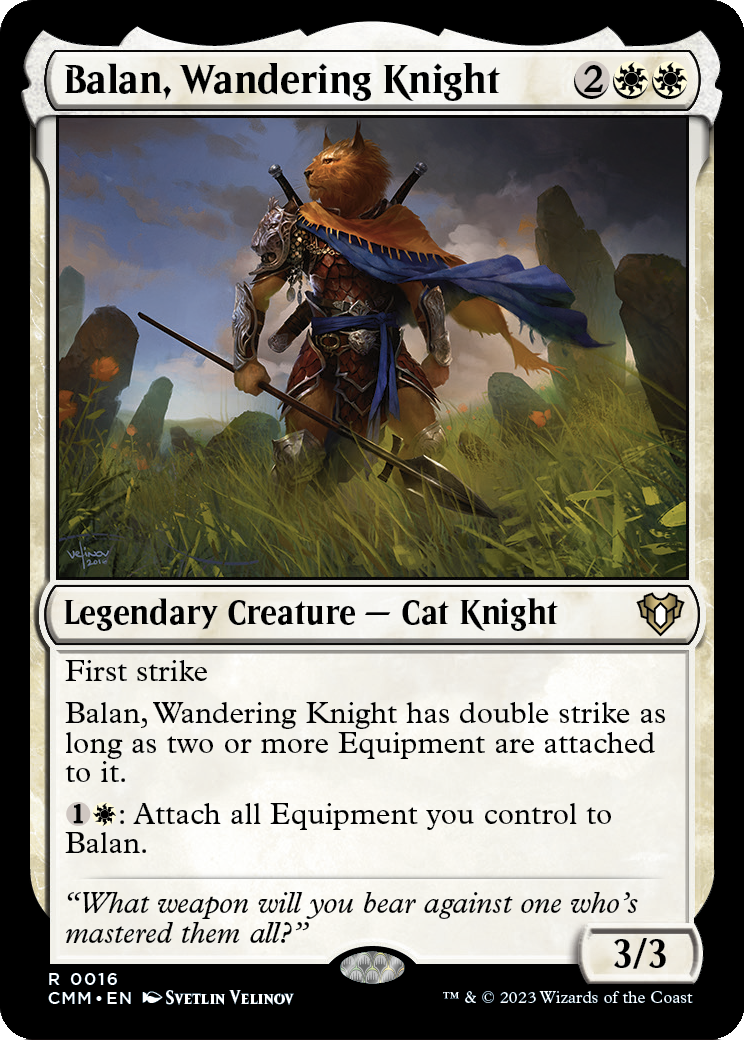 Balan, Wandering Knight [Commander Masters] Foil