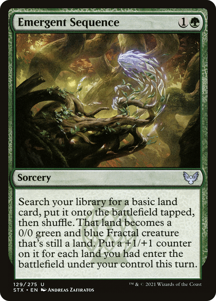 Emergent Sequence [Strixhaven: School of Mages] Foil