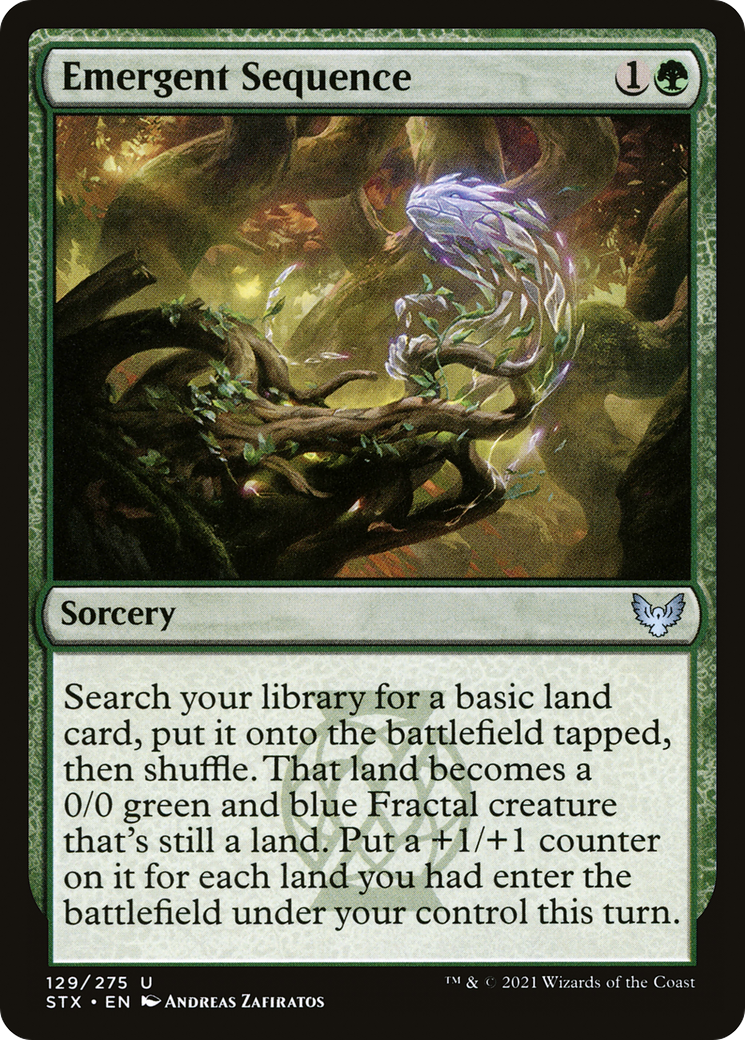 Emergent Sequence [Strixhaven: School of Mages] Foil