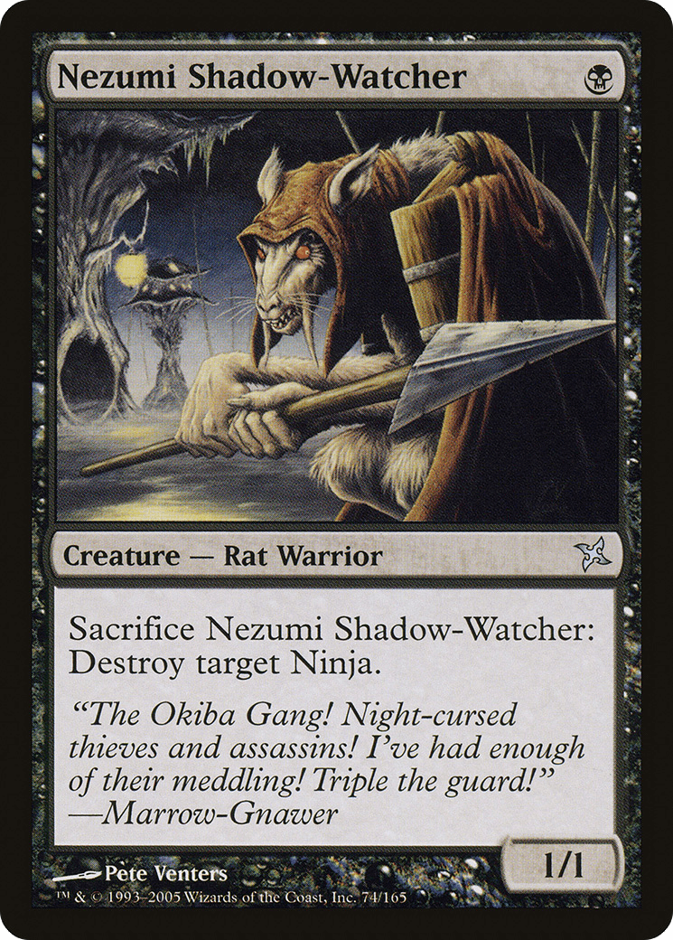Nezumi Shadow-Watcher [Betrayers of Kamigawa] Foil