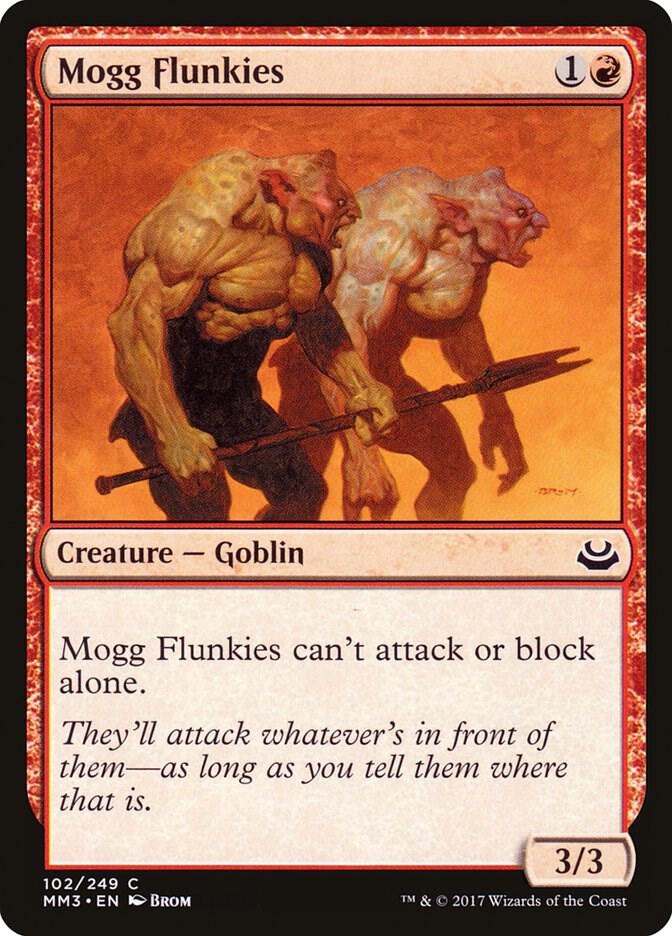 Mogg Flunkies 102/249 (Modern Masters 2017)  - Foil