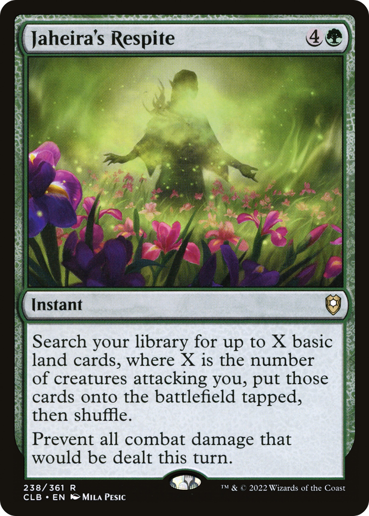 Jaheira's Respite [Commander Legends: Battle for Baldur's Gate] Foil