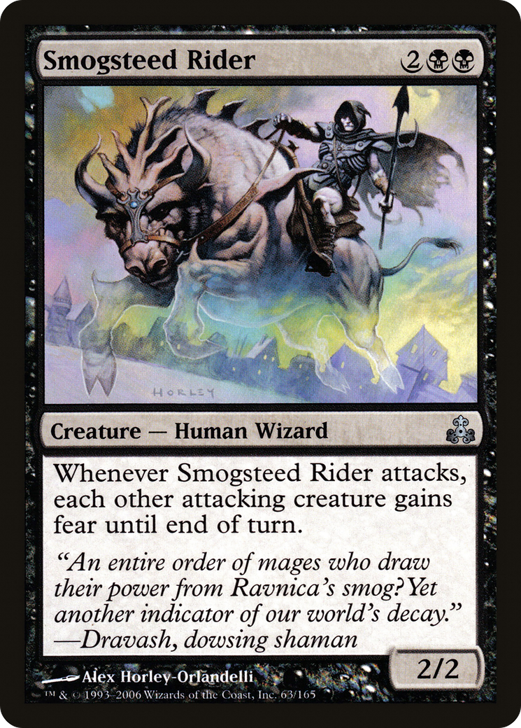 Smogsteed Rider [Guildpact] Foil