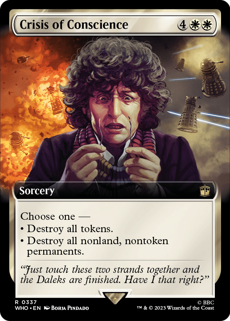 Crisis of Conscience (Extended Art) [Doctor Who] Foil