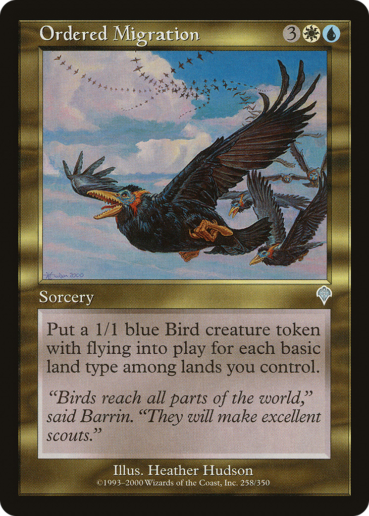 Ordered Migration [Invasion] Foil