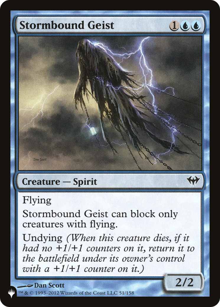 Stormbound Geist |  (DKA-51) [The List]