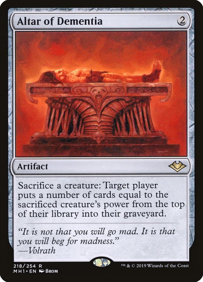 Altar of Dementia [Modern Horizons] Foil