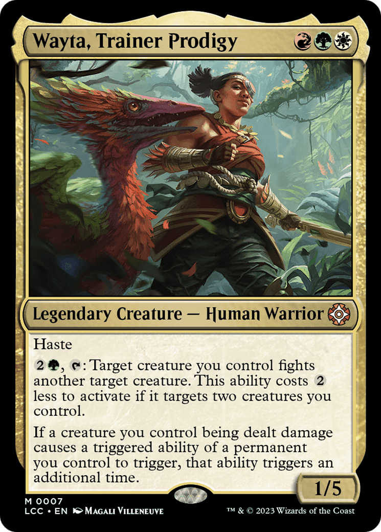 Wayta, Trainer Prodigy [The Lost Caverns of Ixalan Commander] Foil