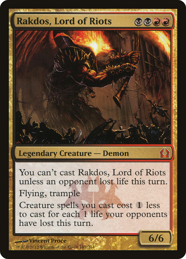 Rakdos, Lord of Riots [Return to Ravnica] Foil