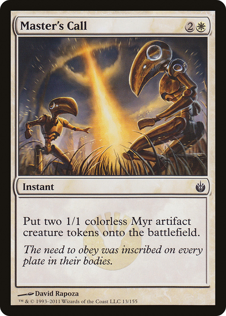 Master's Call [Mirrodin Besieged] Foil