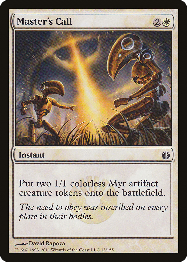 Master's Call [Mirrodin Besieged] Foil