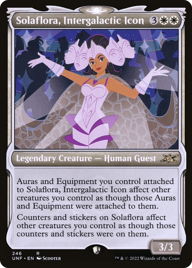 Solaflora, Intergalactic Icon (Showcase) [Unfinity] Foil