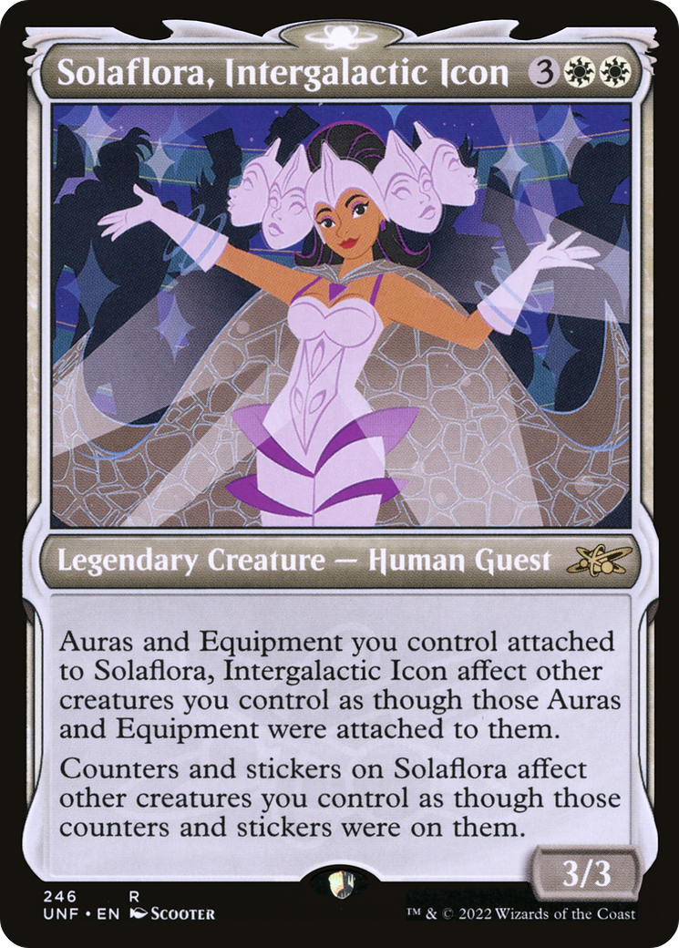 Solaflora, Intergalactic Icon (Showcase) [Unfinity] Foil