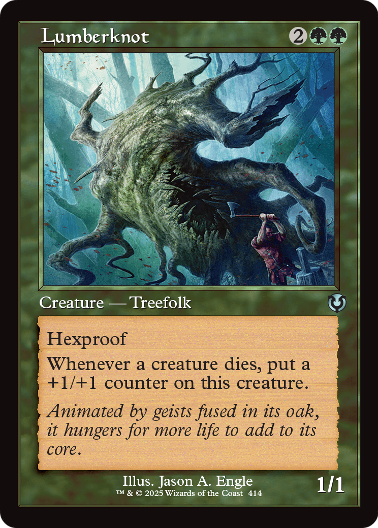 Lumberknot (Retro Frame) (-414) [Innistrad Remastered]  Foil