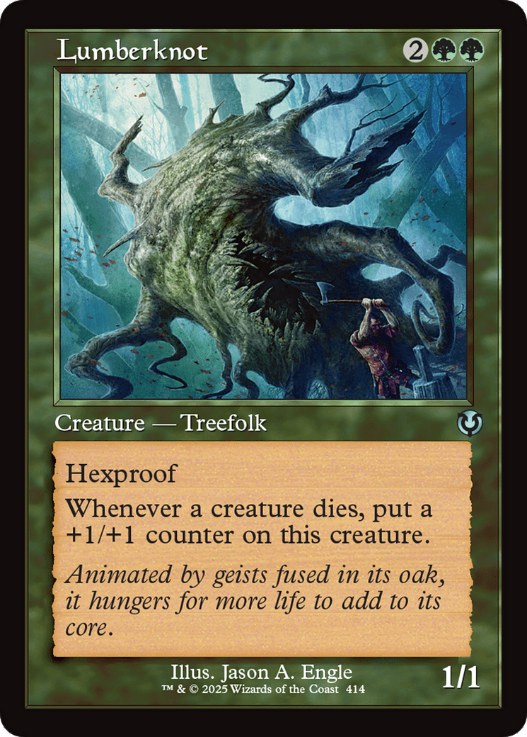 Lumberknot (Retro Frame) (-414) [Innistrad Remastered]  Foil