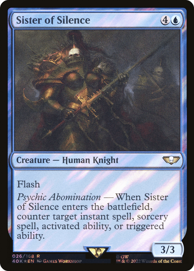Sister of Silence (Surge Foil) [Warhammer 40,000]