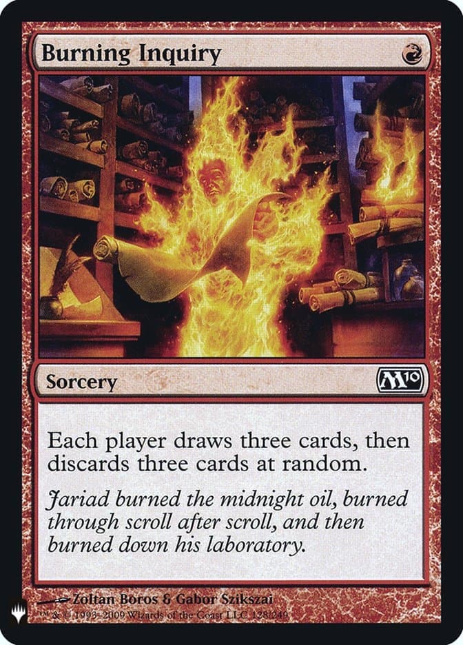 Burning Inquiry [Mystery Booster] Foil