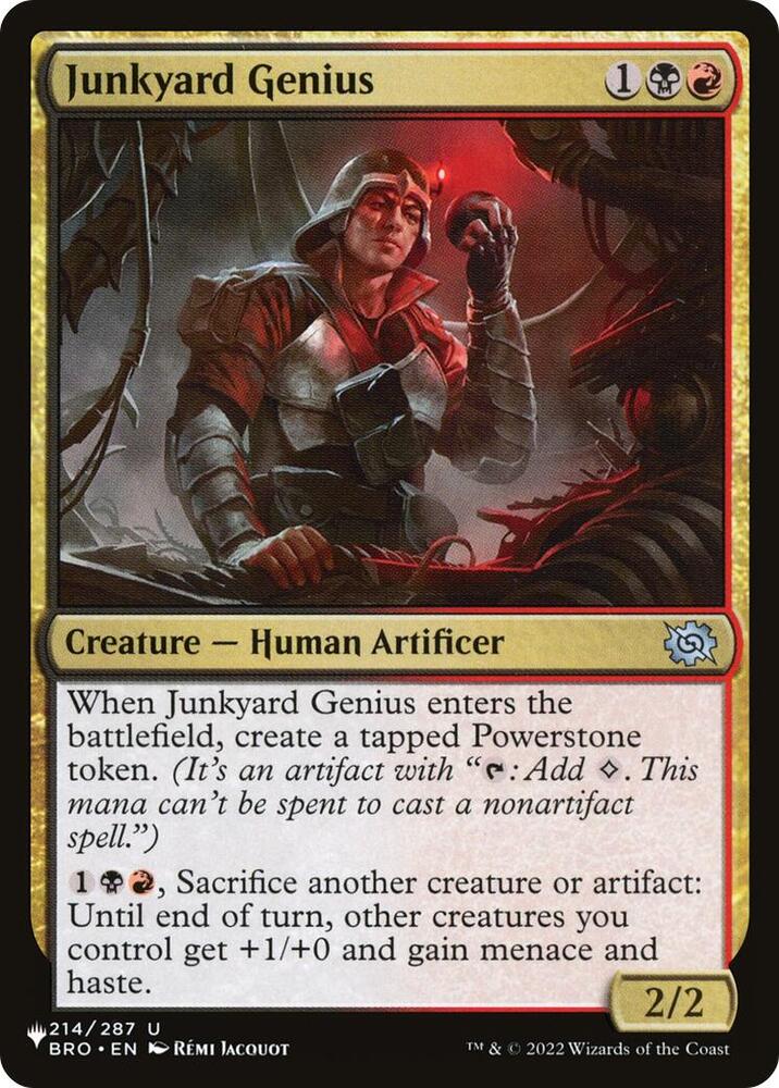 Junkyard Genius BRO-214/5075 (The List Reprints) 