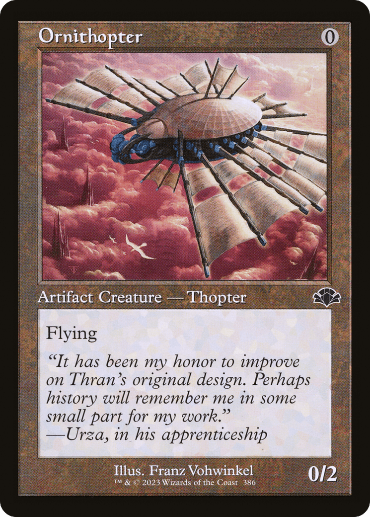 Ornithopter (Retro) [Dominaria Remastered] Foil