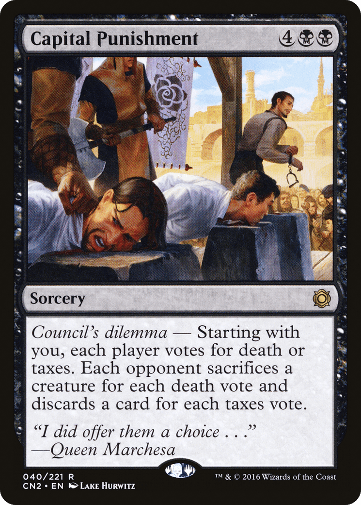 Capital Punishment [Conspiracy: Take the Crown] Foil