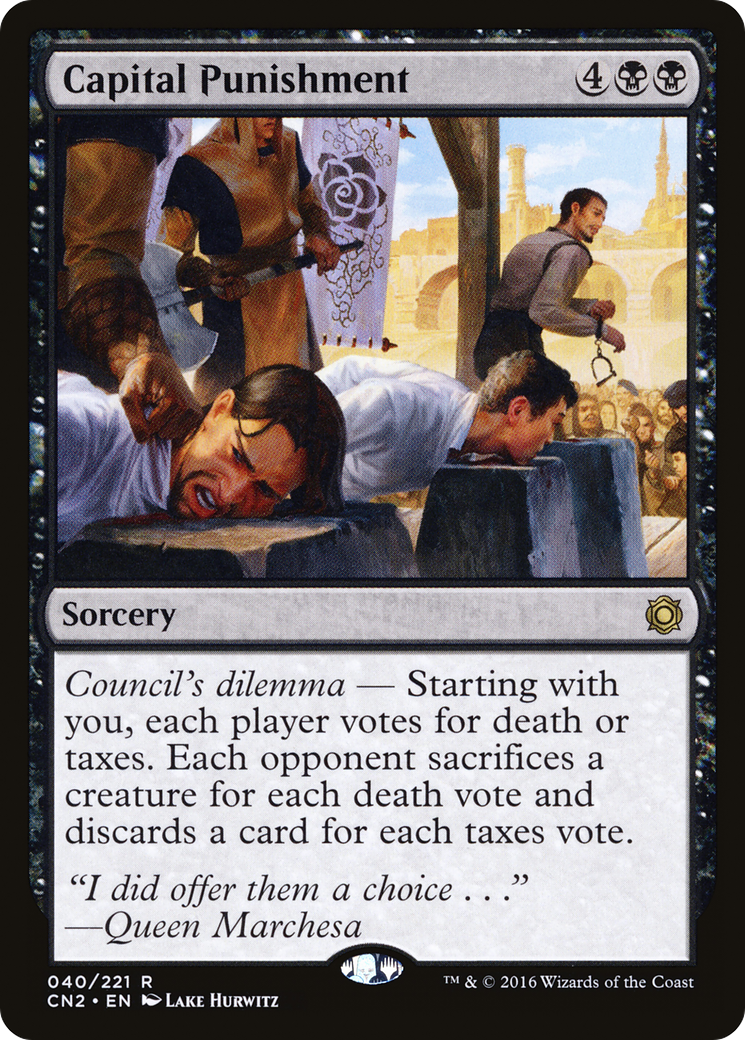 Capital Punishment [Conspiracy: Take the Crown] Foil