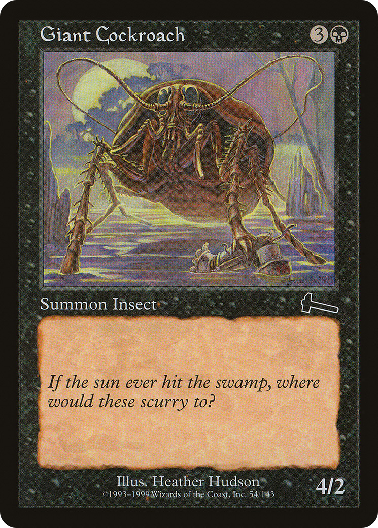 Giant Cockroach [Urza's Legacy] Foil