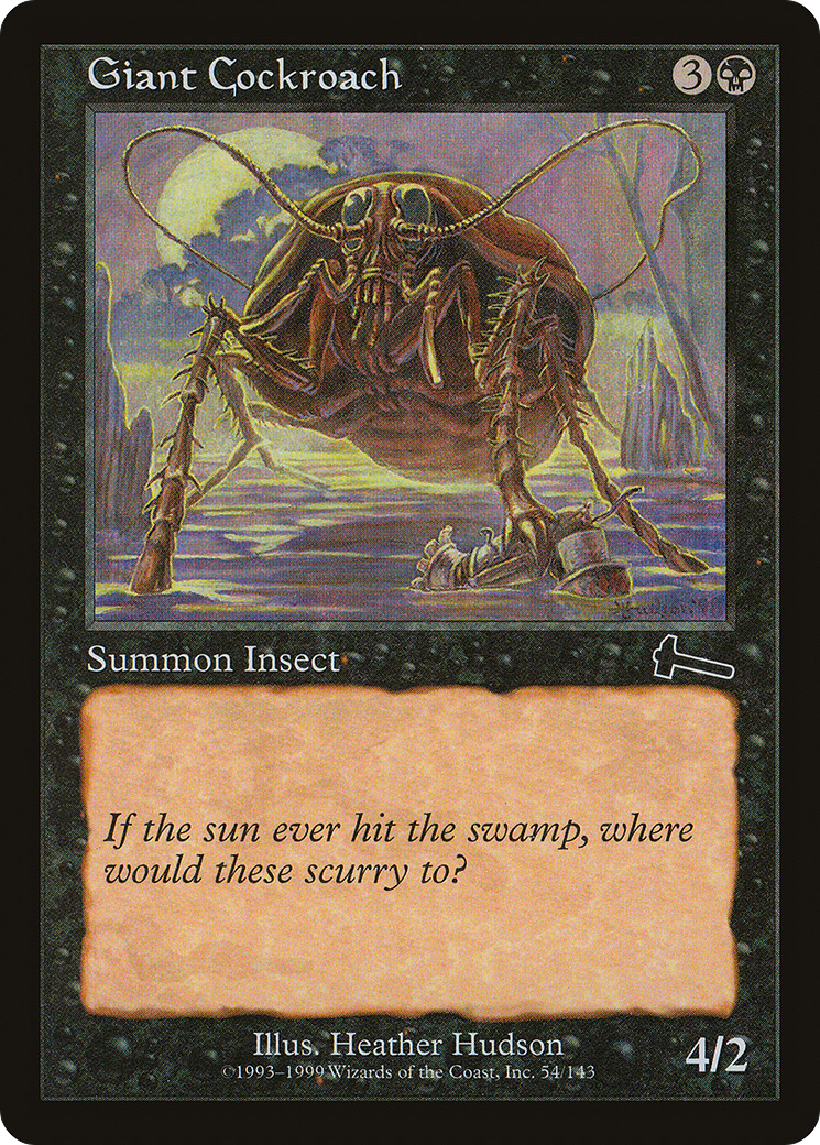 Giant Cockroach [Urza's Legacy] Foil
