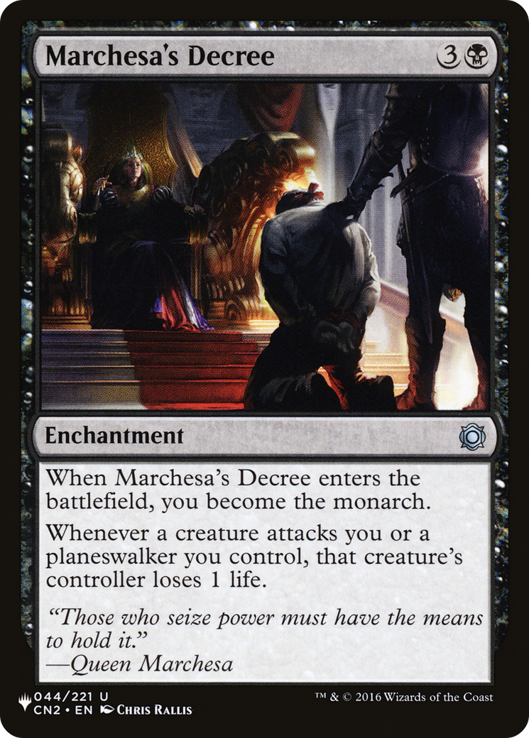 Marchesa's Decree |  (CN2-44) [The List]