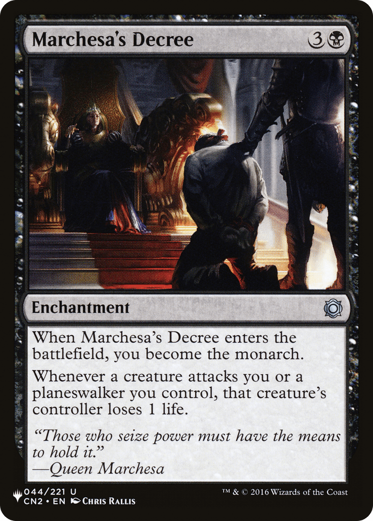 Marchesa's Decree |  (CN2-44) [The List]