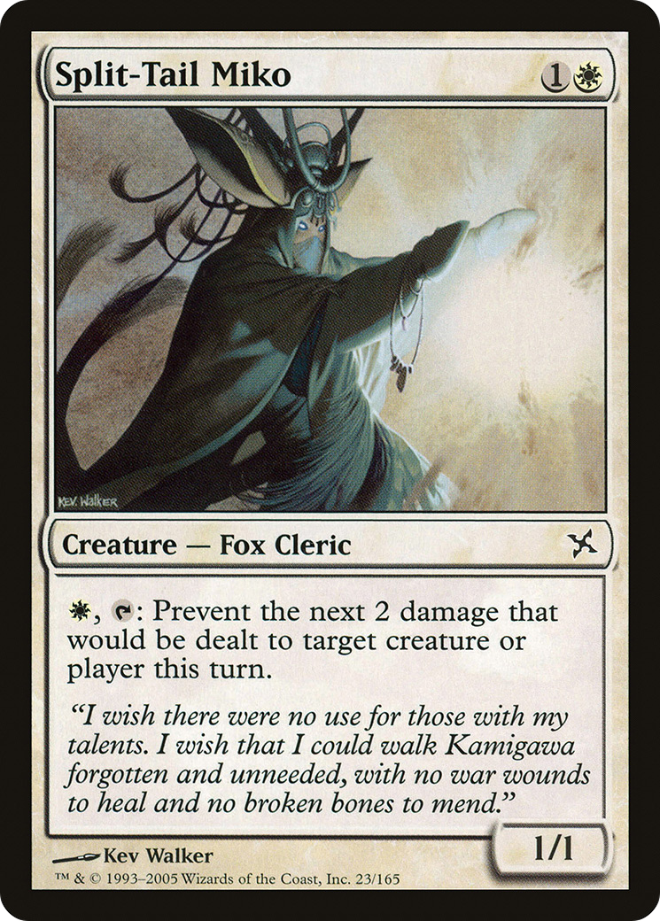 Split-Tail Miko [Betrayers of Kamigawa] Foil