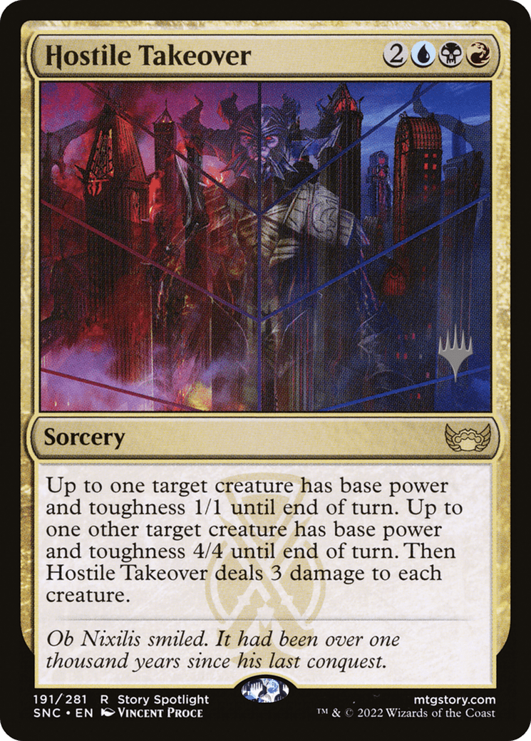 Hostile Takeover (Promo Pack) [Streets of New Capenna Promos]