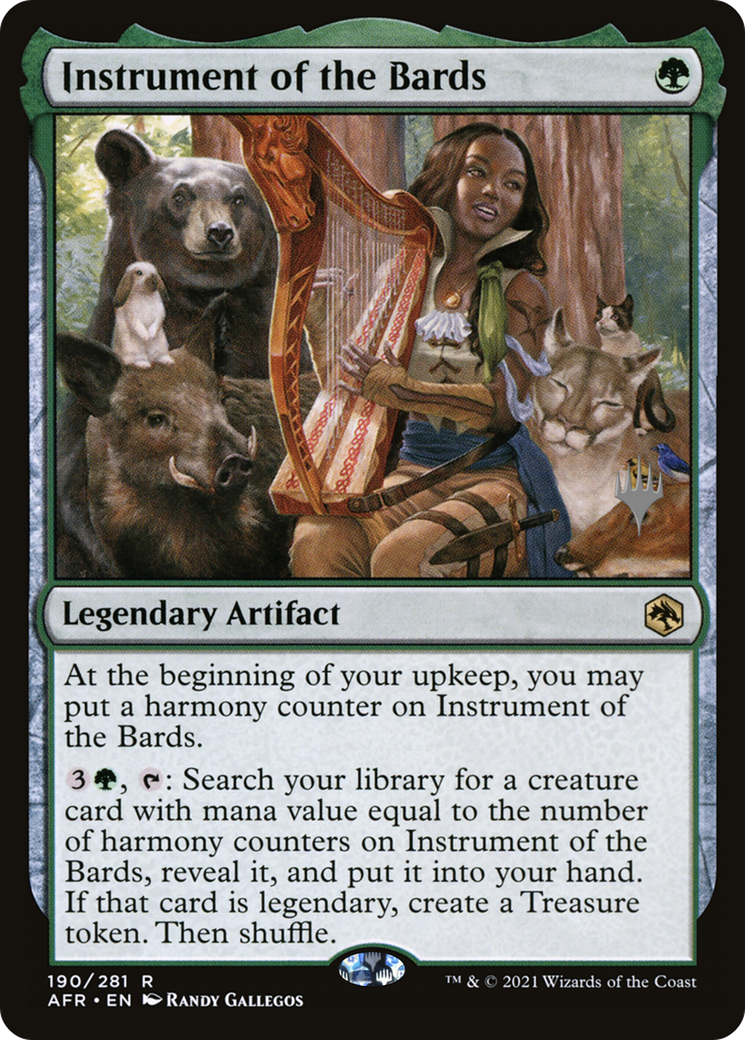 Instrument of the Bards (Promo Pack) [Dungeons & Dragons: Adventures in the Forgotten Realms Promos] Foil