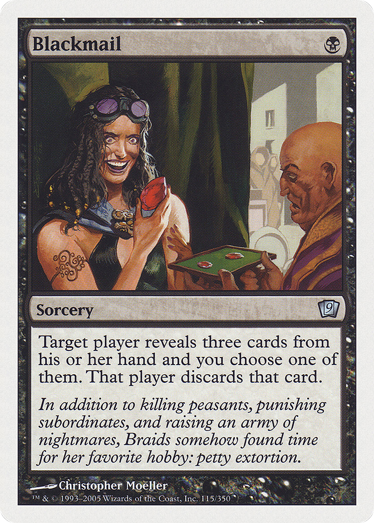 Blackmail [Ninth Edition] Foil
