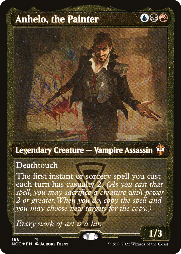 Anhelo, the Painter (Display Commander) - Thick Stock |  Foil (186) [New Capenna Commander]