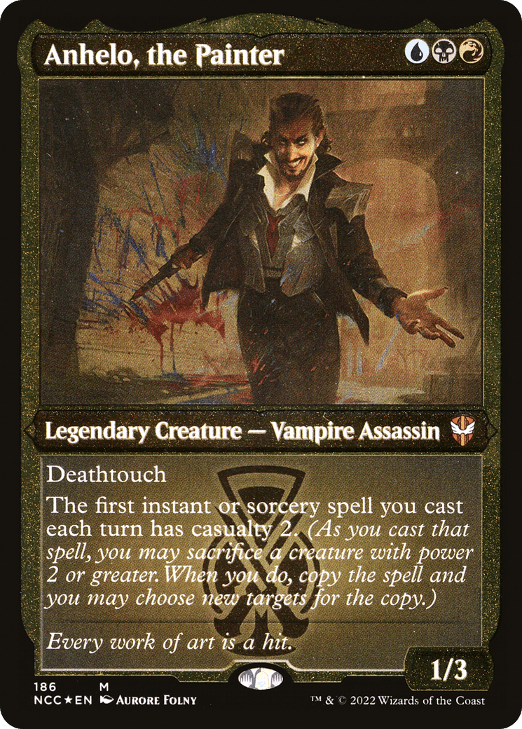 Anhelo, the Painter (Display Commander) - Thick Stock |  Foil (186) [New Capenna Commander]