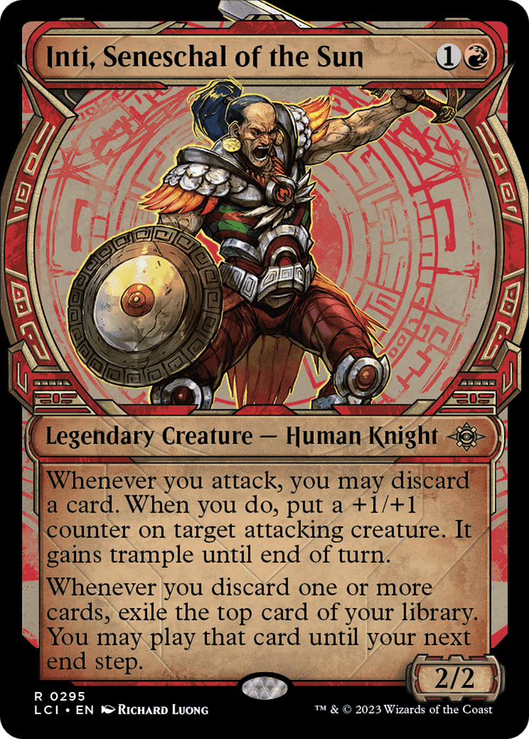Inti, Seneschal of the Sun (Showcase) [The Lost Caverns of Ixalan] Foil