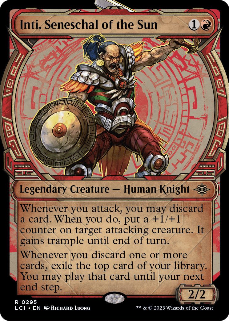 Inti, Seneschal of the Sun (Showcase) [The Lost Caverns of Ixalan] Foil