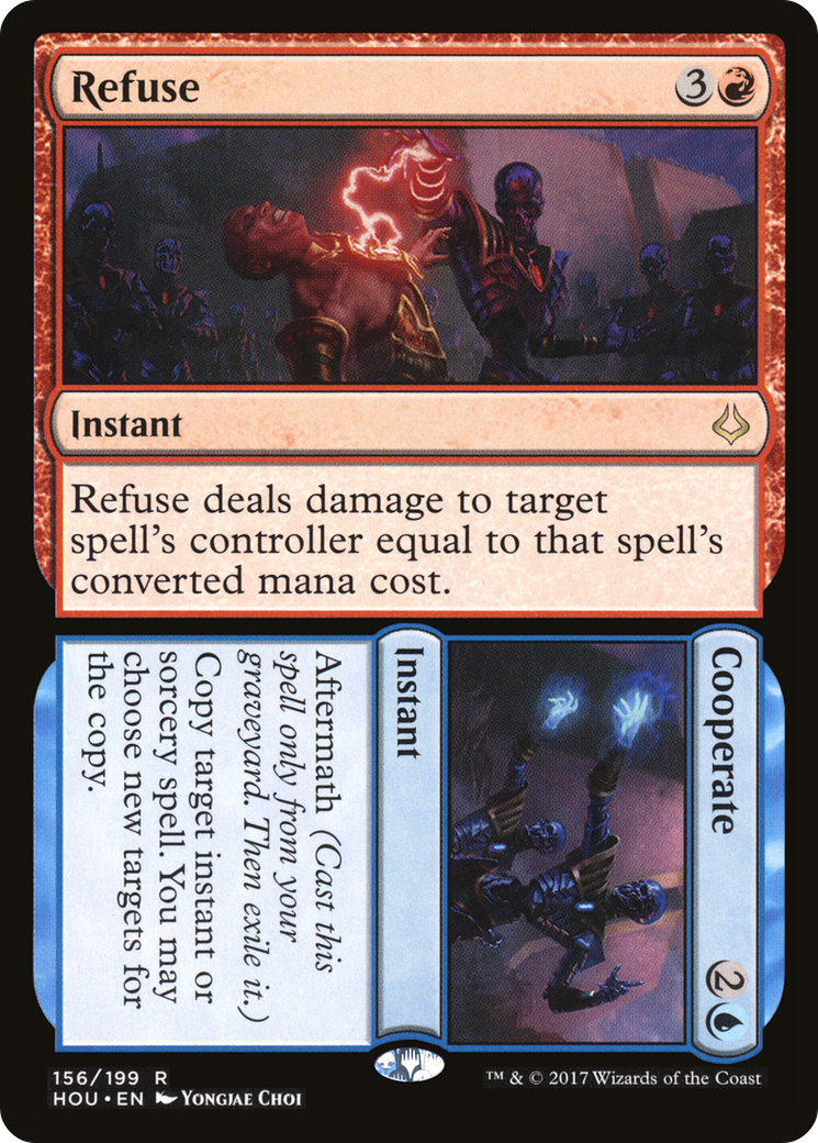Refuse // Cooperate [Hour of Devastation] Foil