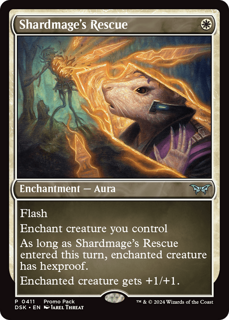 Shardmage's Rescue [Duskmourn: House of Horror Promos] Foil