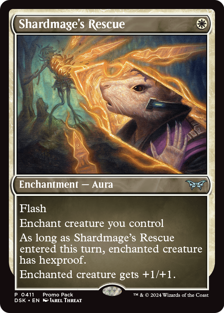 Shardmage's Rescue [Duskmourn: House of Horror Promos] Foil