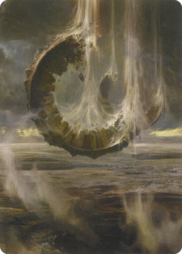Wasteland // Wasteland (AZNR-036) - Zendikar Rising Art Series (Borderless) Foil
